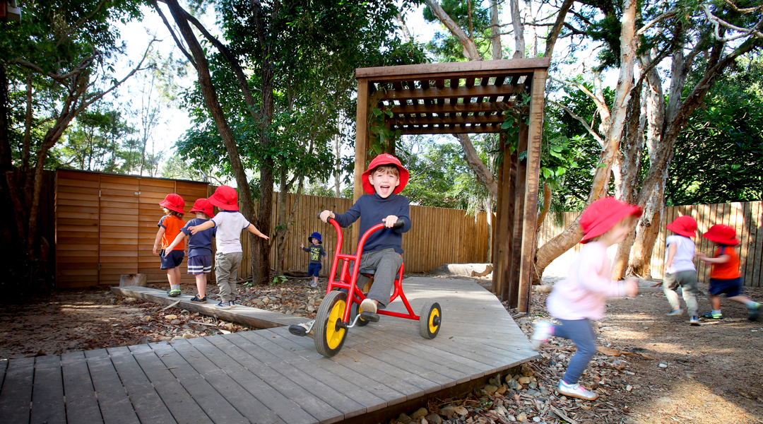 freedom of movement in childhood developent at adeona childcare centres in QLD