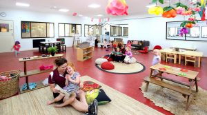 Reading time at Adeon'a Coorparoo childcare centre
