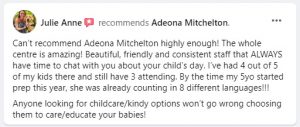 Mitchelton Daycare Review