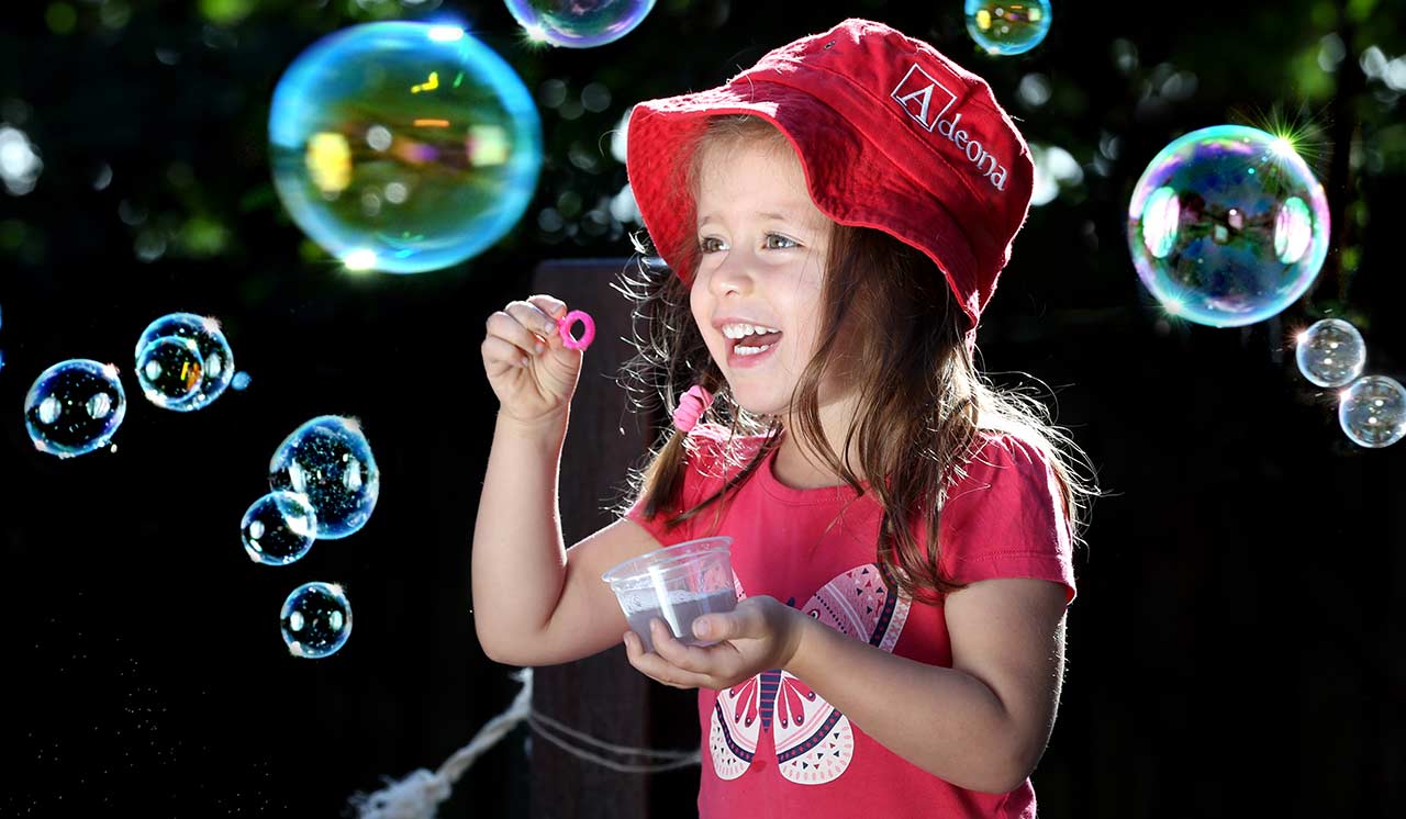 Coorparoo Childcare Activities Blowing Bubbles